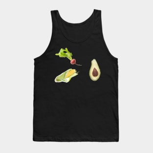 Vegetable sticker pack Tank Top